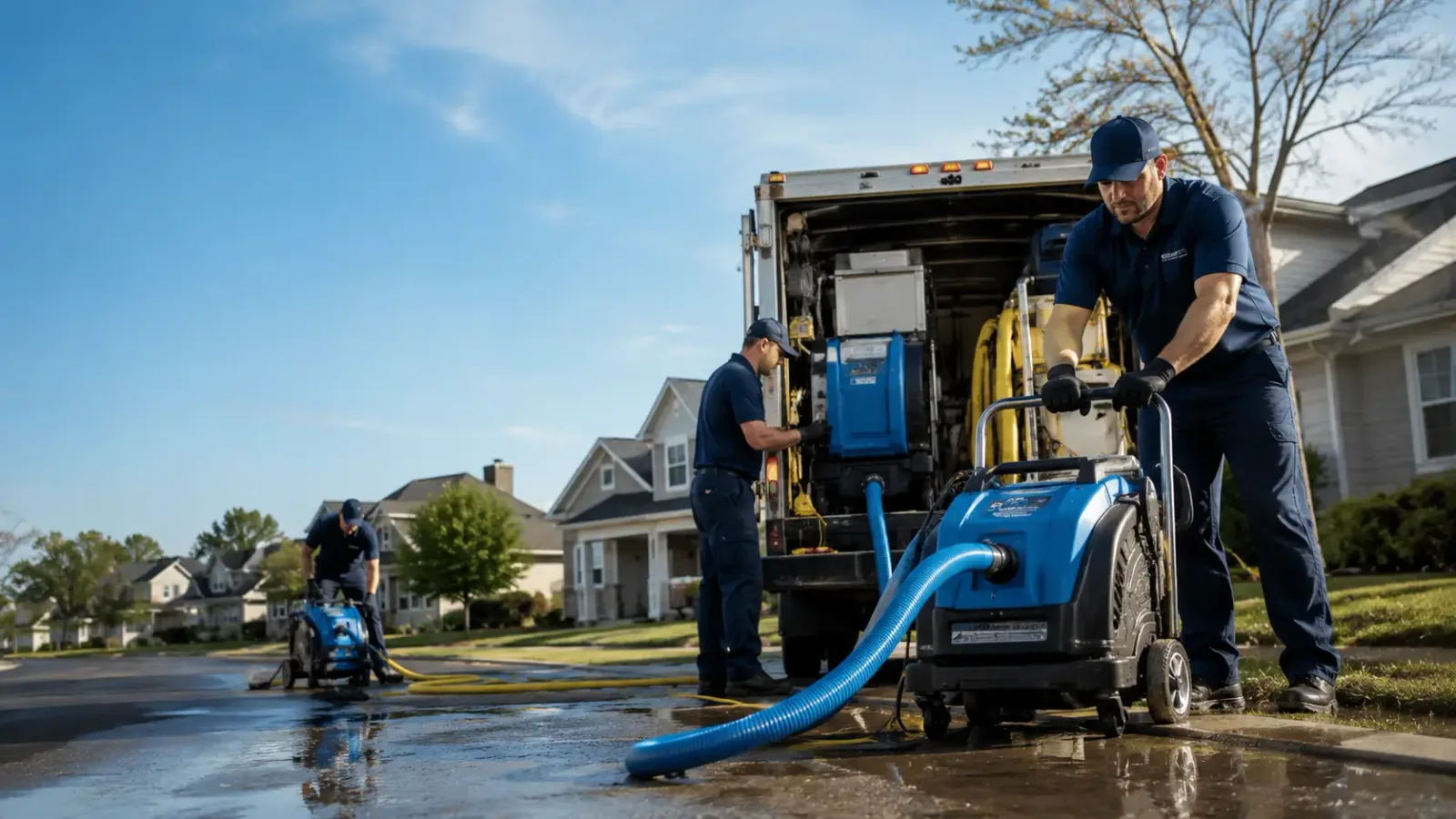 Flood Damage Cleanup in Bergland, MI